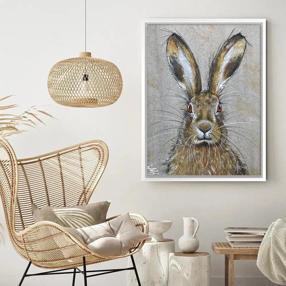 Harriet The Hare Canvas Print Harriet The Hare Canvas Print wall art product Jane Brookshaw