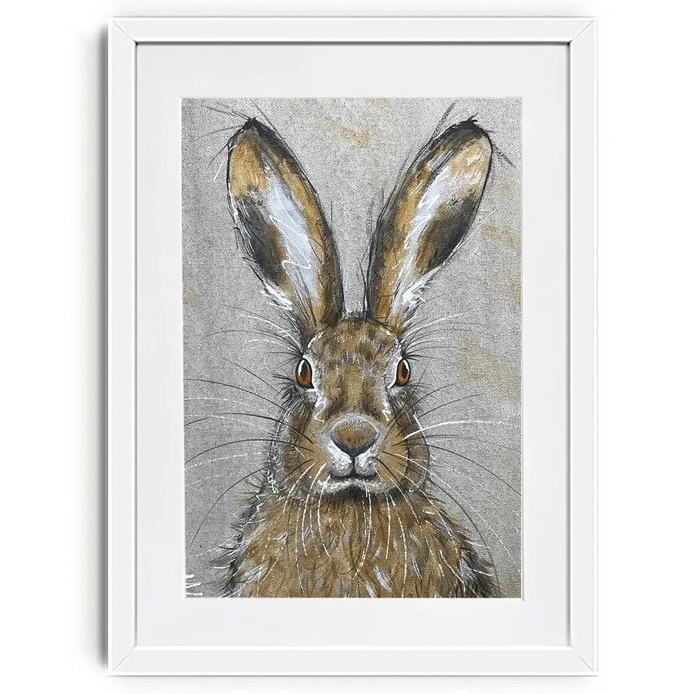 Harriet The Hare Framed Art Print Harriet The Hare Framed Art Print wall art product Jane Brookshaw