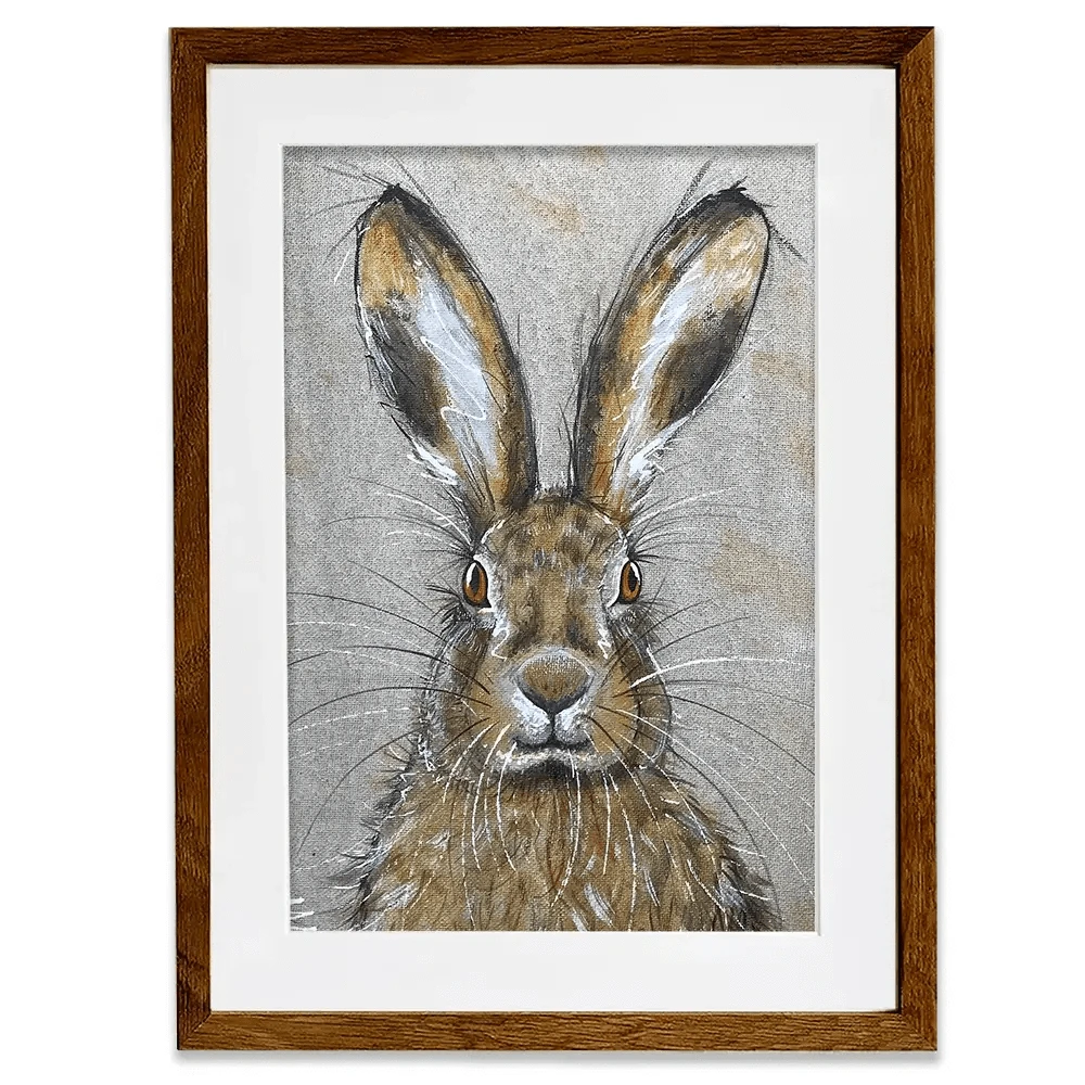 Harriet The Hare Framed Art Print Harriet The Hare Framed Art Print wall art product Jane Brookshaw