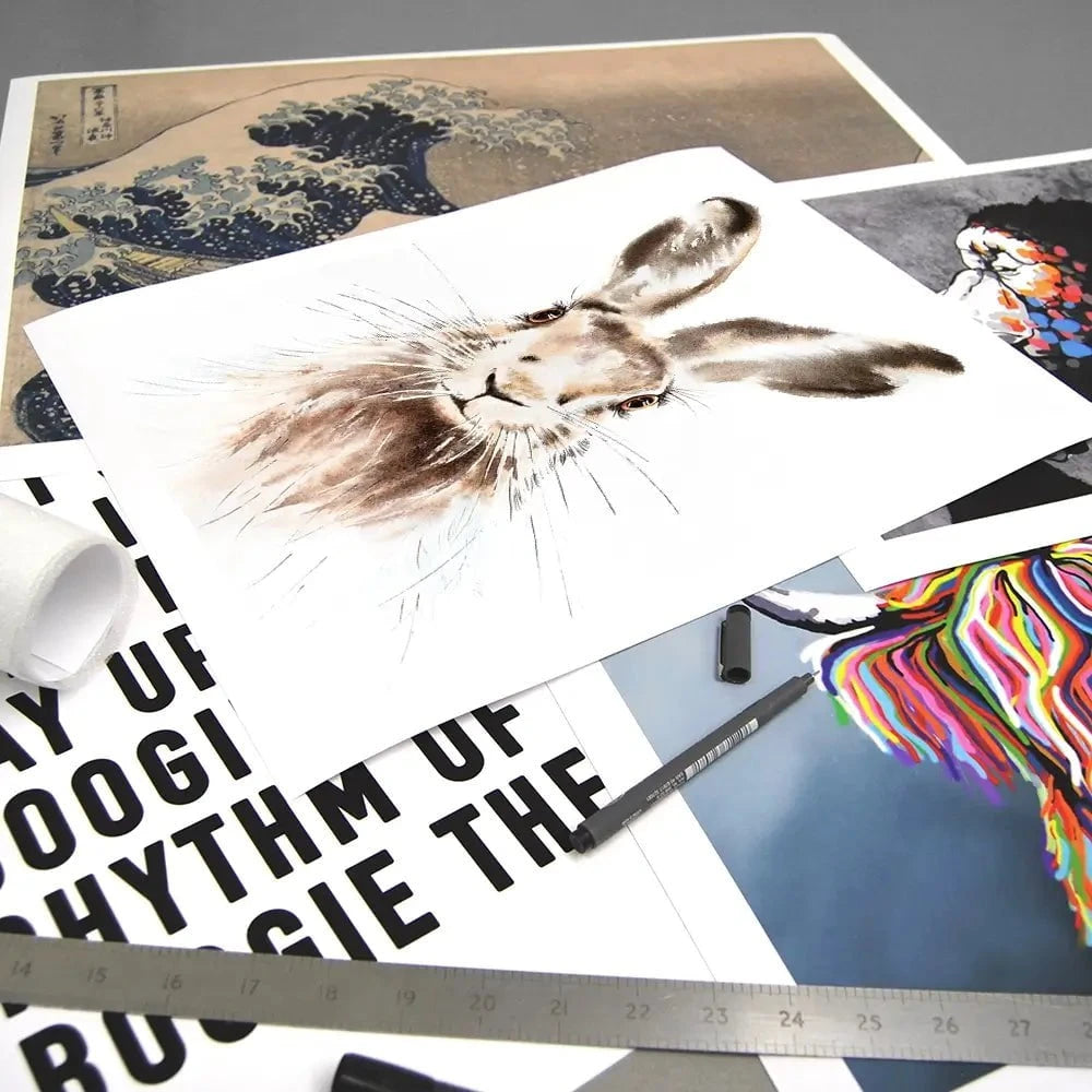 Harry The Hare Art Print Harry The Hare Art Print wall art product Bolotova Tatyana / Shutterstock