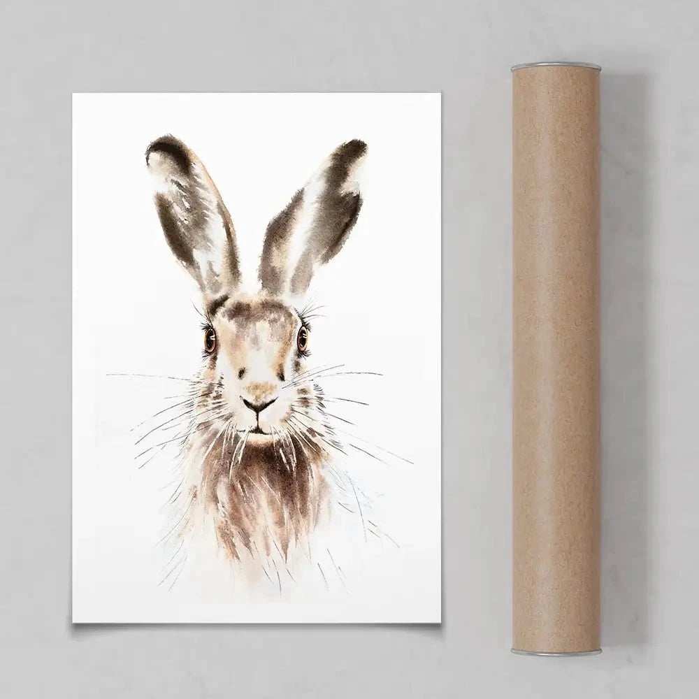 Harry The Hare Art Print Harry The Hare Art Print wall art product Bolotova Tatyana / Shutterstock