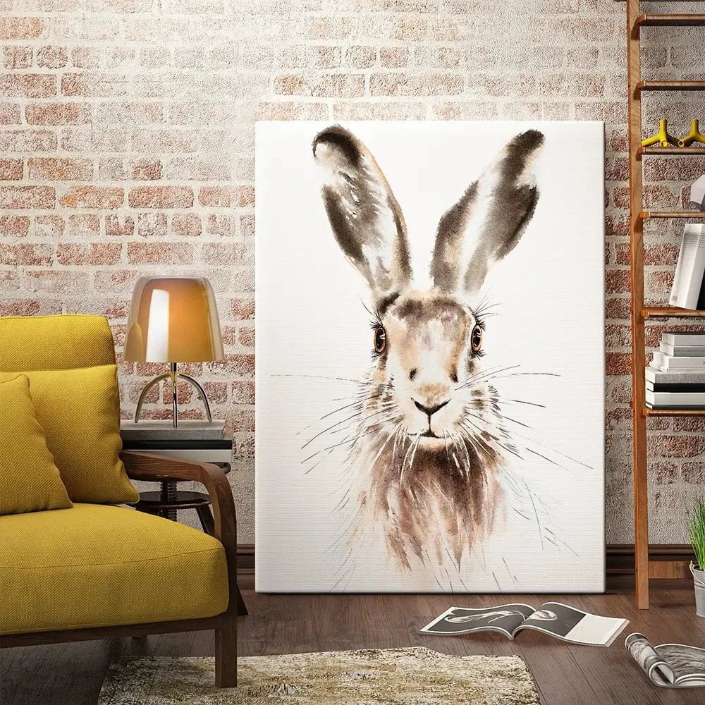 Harry The Hare Canvas Print Harry The Hare Canvas Print wall art product Bolotova Tatyana / Shutterstock