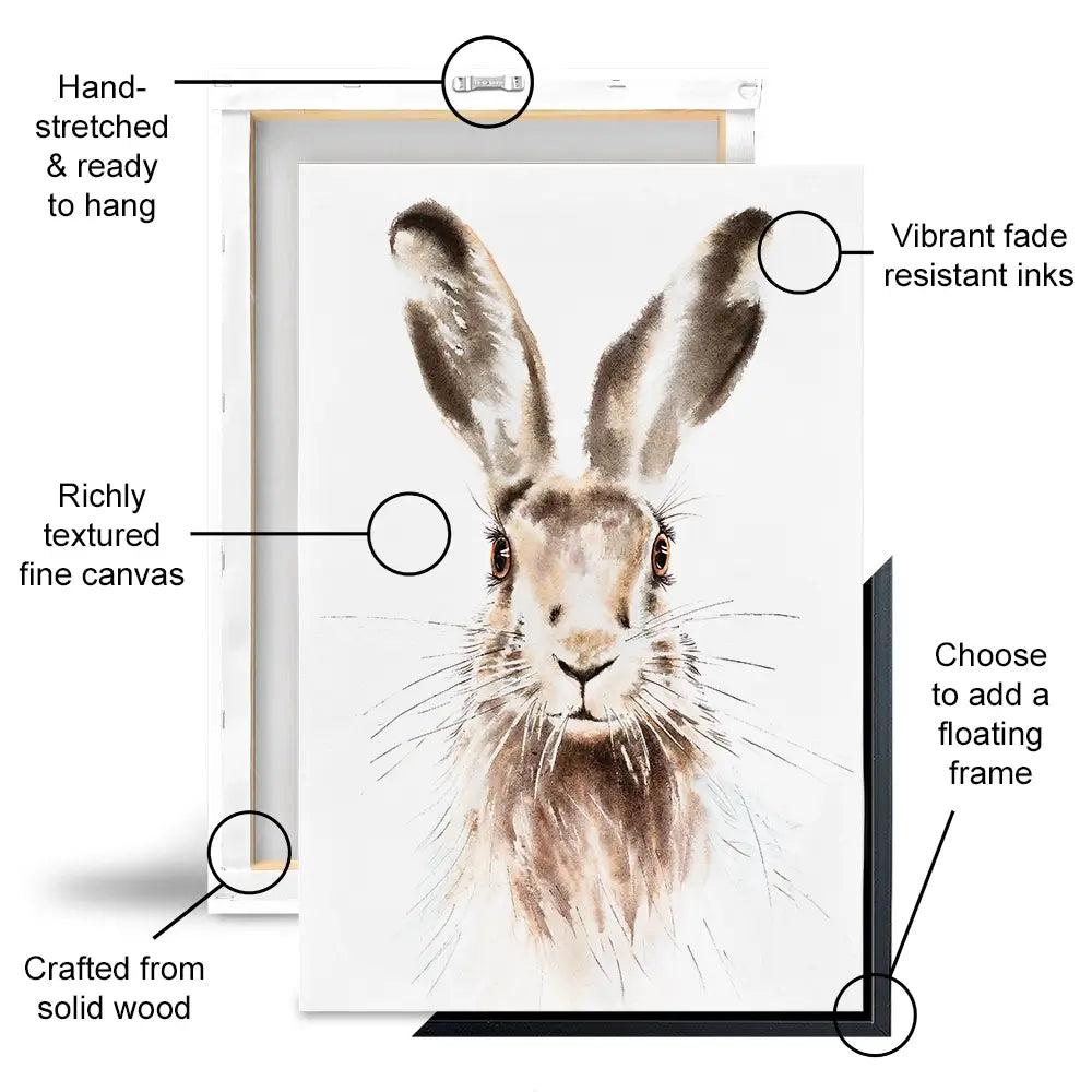 Harry The Hare Canvas Print Harry The Hare Canvas Print wall art product Bolotova Tatyana / Shutterstock