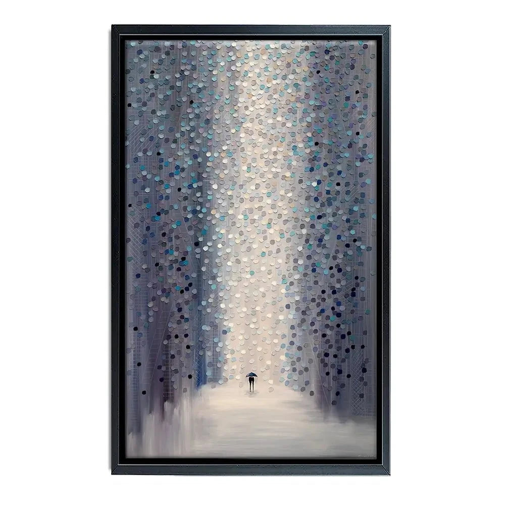 Hazy Rain Canvas Print Hazy Rain Canvas Print wall art product Ekaterina Ermilkina