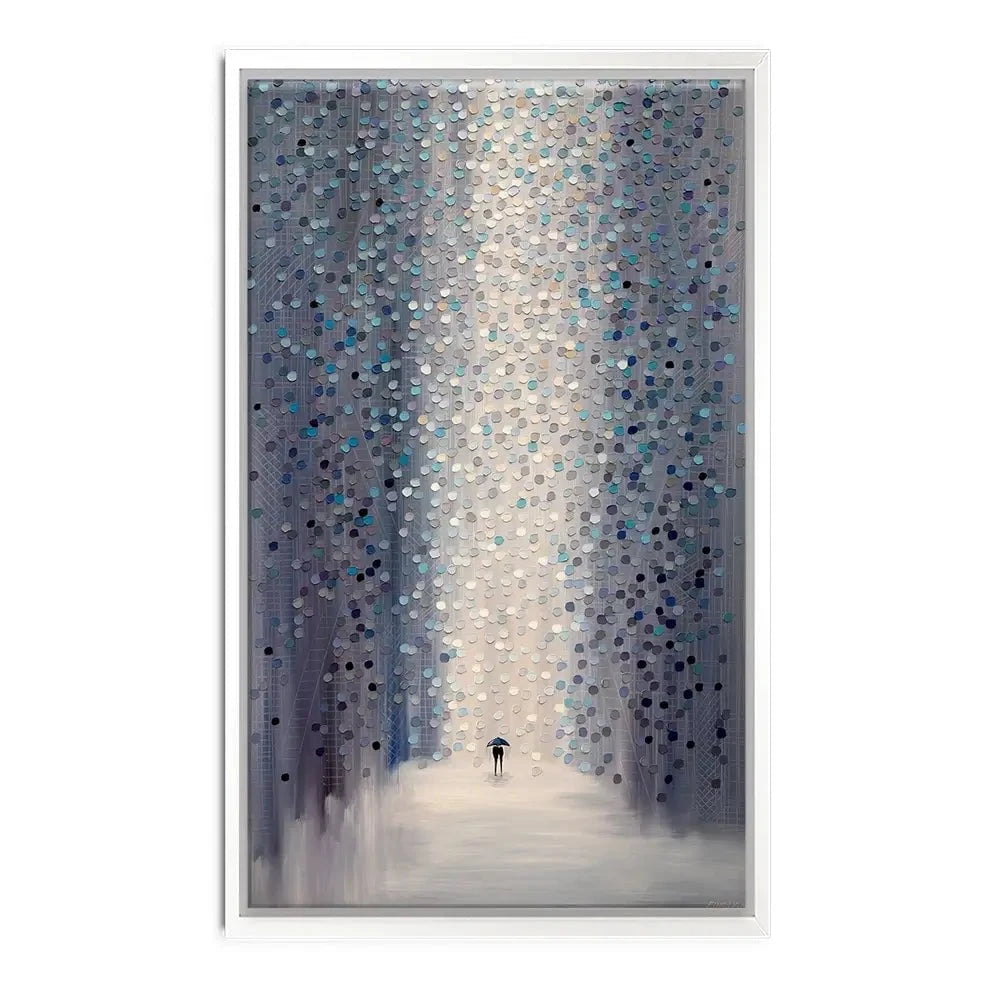 Hazy Rain Canvas Print Hazy Rain Canvas Print wall art product Ekaterina Ermilkina