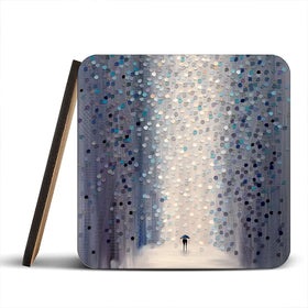 Hazy Rain Coaster Set Hazy Rain Coaster Set wall art product Ekaterina Ermilkina