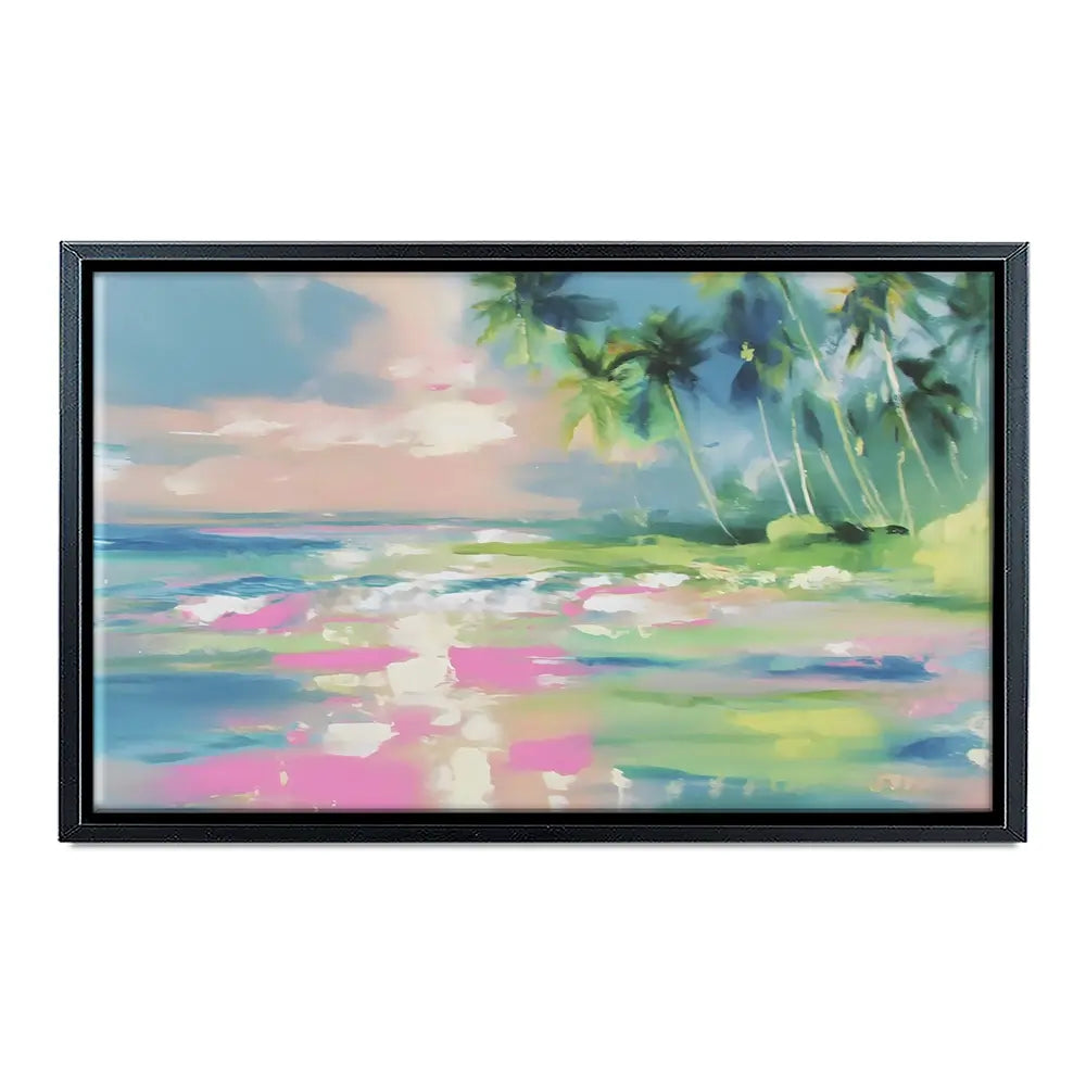 Hazy Sea View Canvas Print Hazy Sea View Canvas Print wall art product Franklyn Gregory - Independent