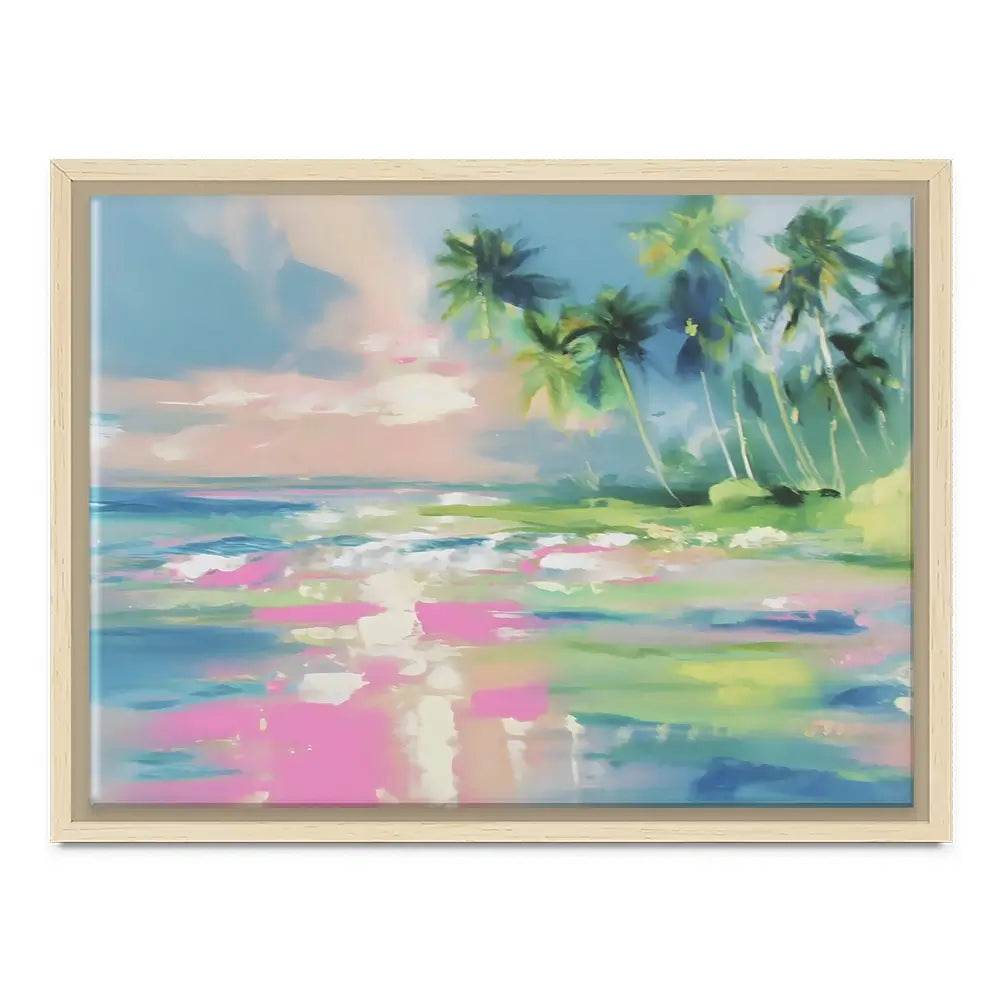 Hazy Sea View Canvas Print Hazy Sea View Canvas Print wall art product Franklyn Gregory - Independent