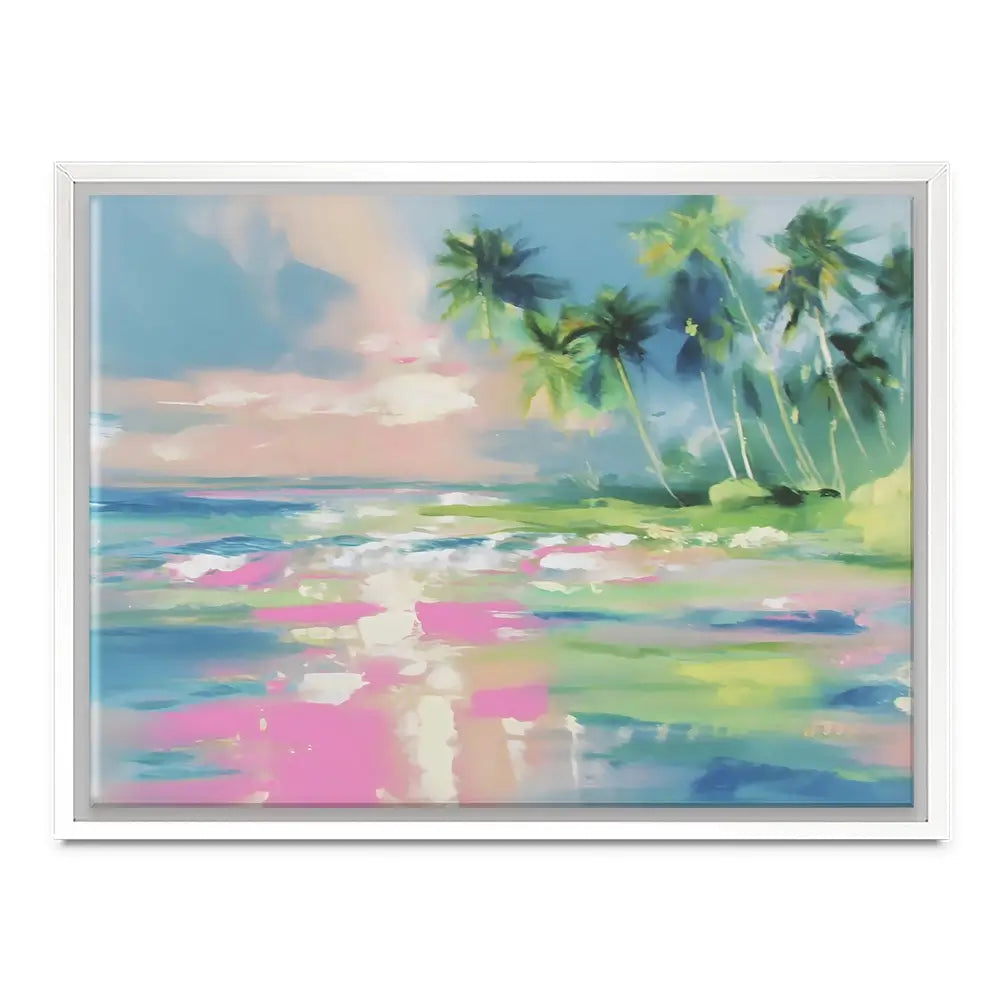 Hazy Sea View Canvas Print Hazy Sea View Canvas Print wall art product Franklyn Gregory - Independent