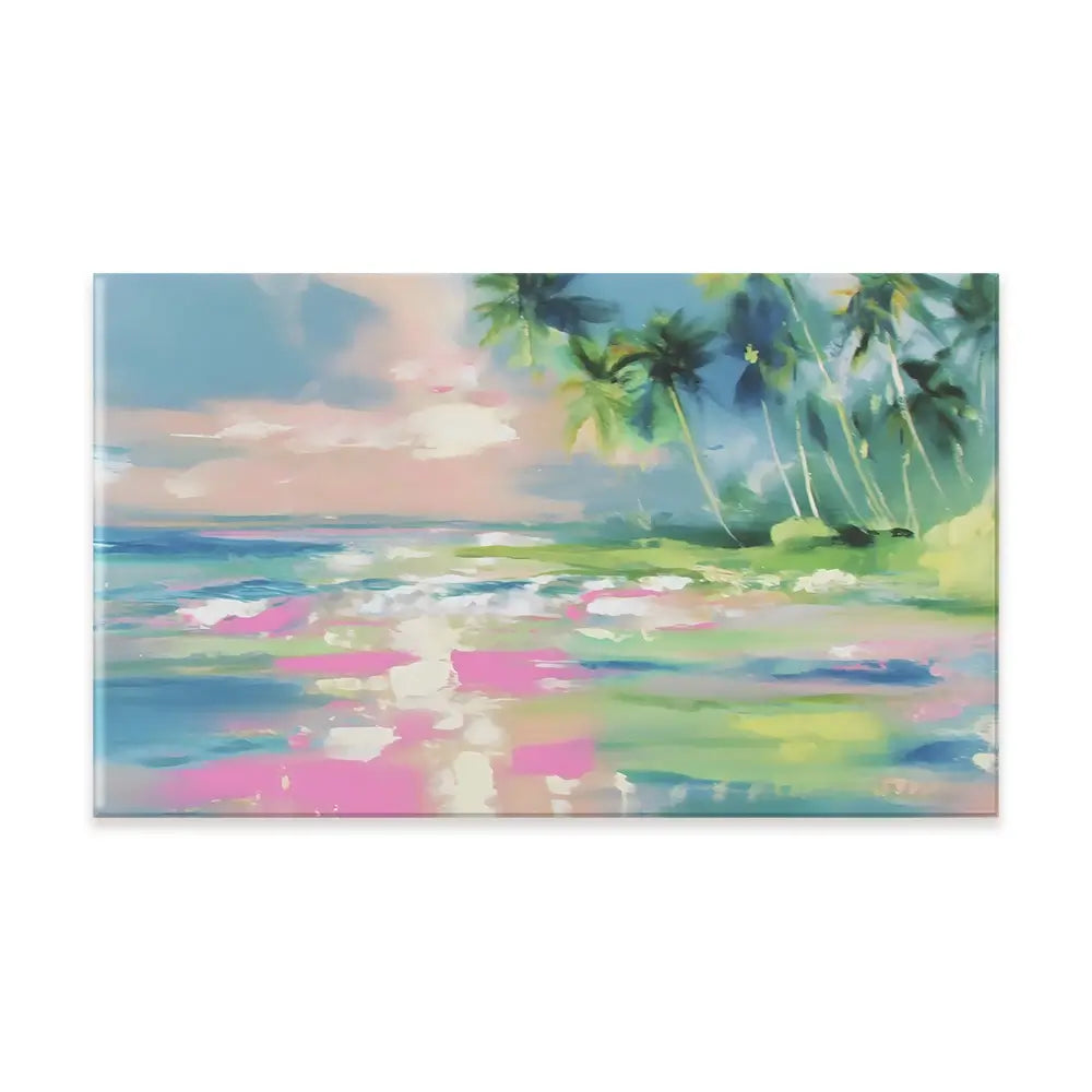 Hazy Sea View Canvas Print Hazy Sea View Canvas Print wall art product Franklyn Gregory - Independent