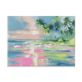 Hazy Sea View Canvas Print Hazy Sea View Canvas Print wall art product Franklyn Gregory - Independent