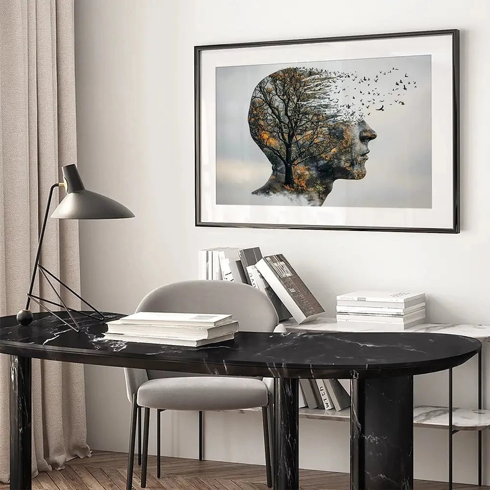 Headspace Framed Art Print Headspace Framed Art Print wall art product David Alexander Elder