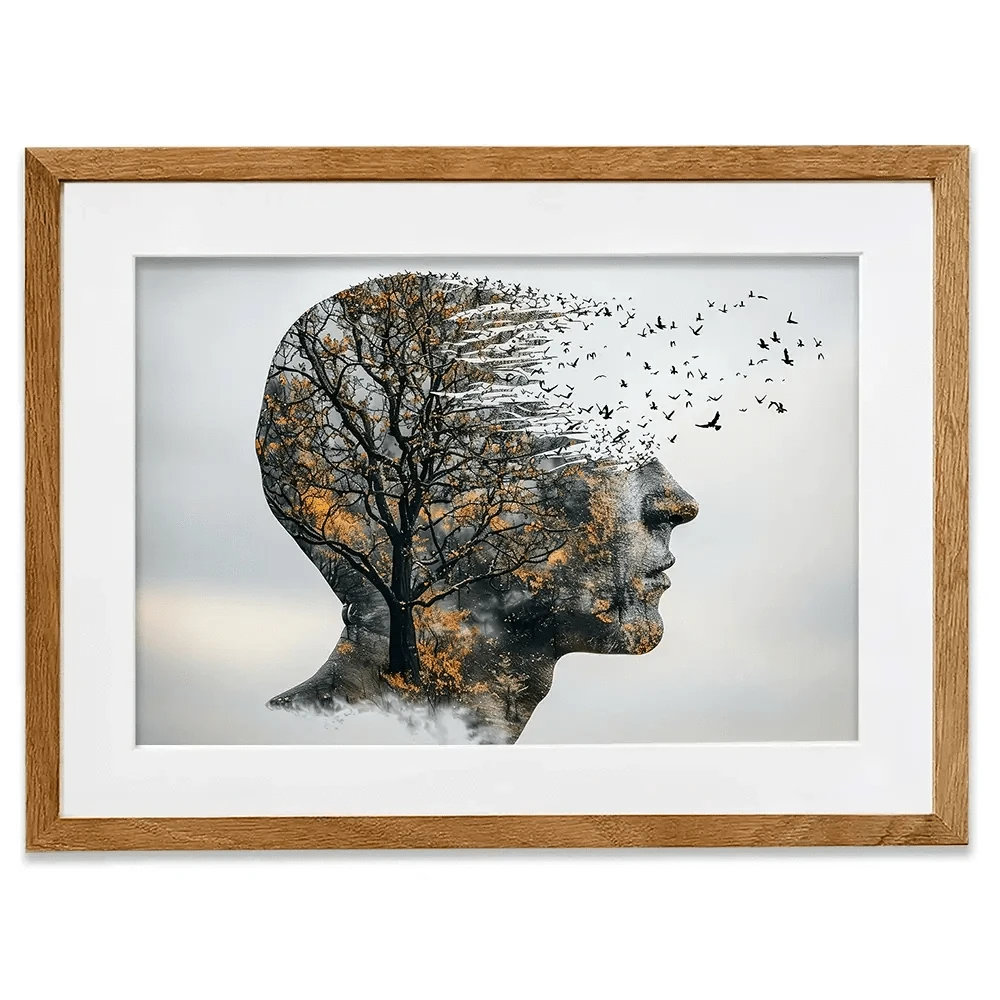 Headspace Framed Art Print Headspace Framed Art Print wall art product David Alexander Elder