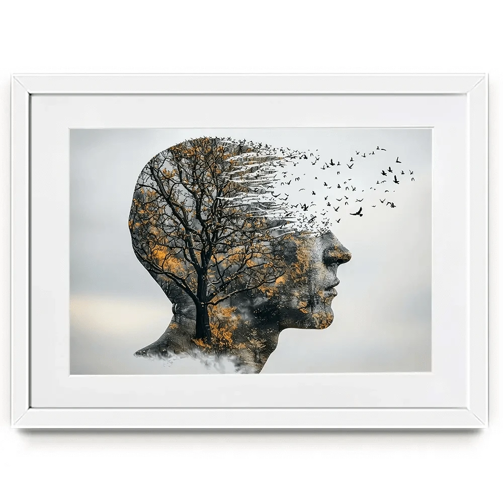 Headspace Framed Art Print Headspace Framed Art Print wall art product David Alexander Elder
