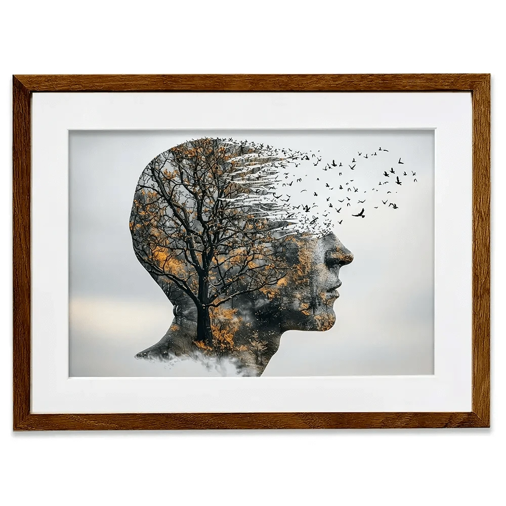 Headspace Framed Art Print Headspace Framed Art Print wall art product David Alexander Elder