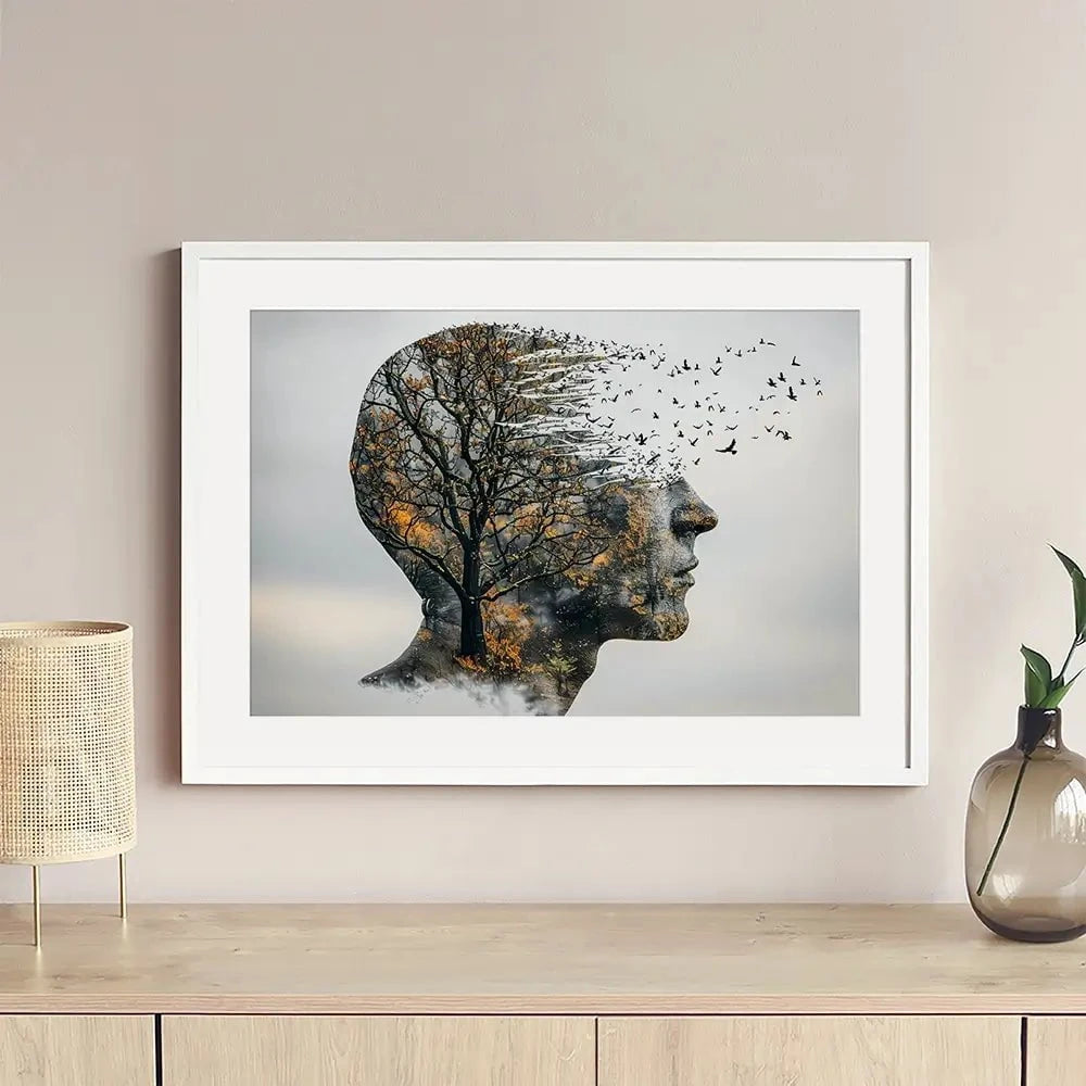 Headspace Framed Art Print Headspace Framed Art Print wall art product David Alexander Elder
