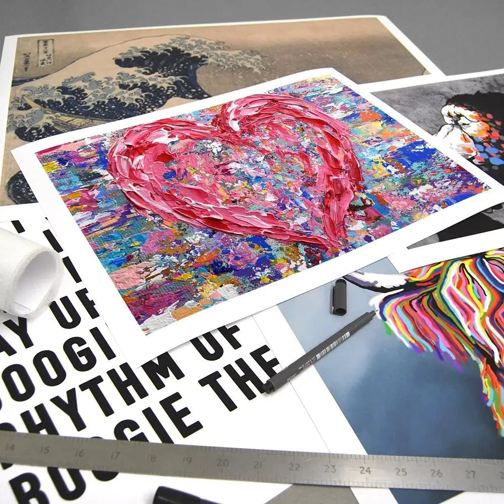 Heart Art Print Heart Art Print wall art product Olga Tkachyk