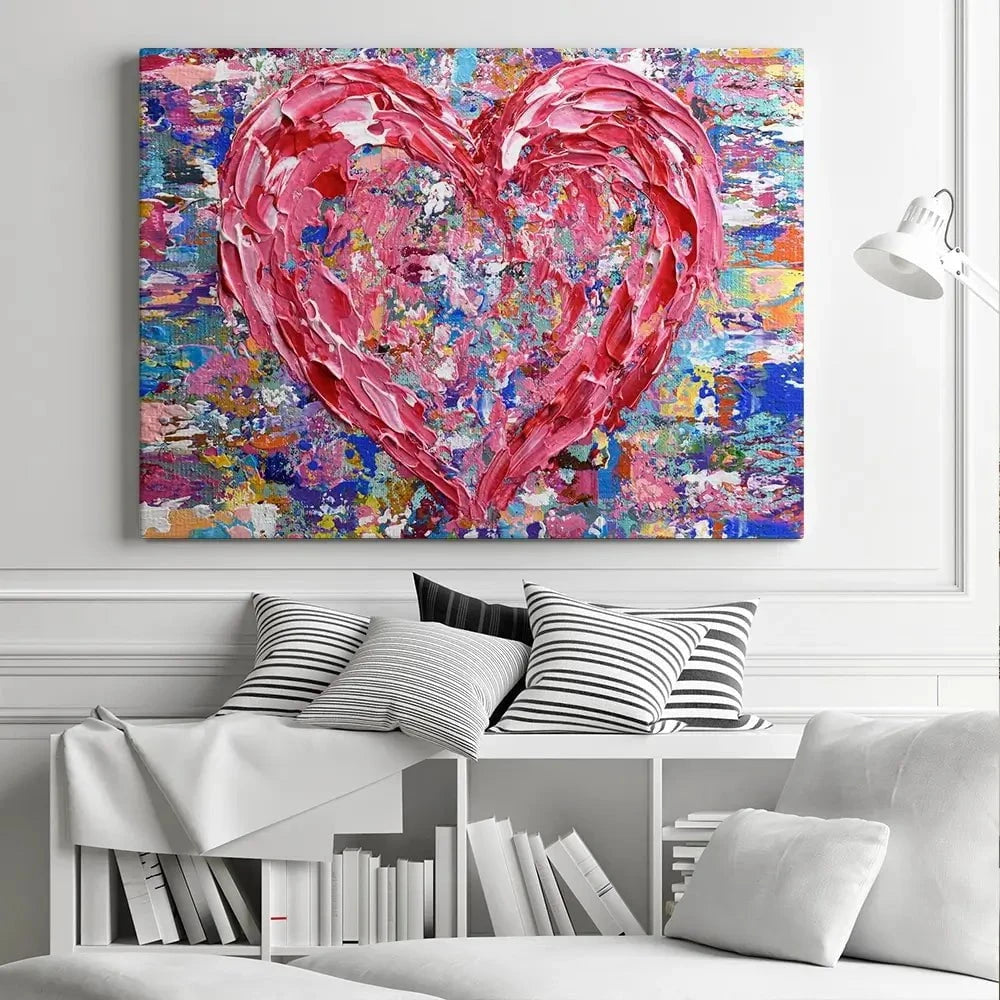 Heart Canvas Print Heart Canvas Print wall art product Olga Tkachyk