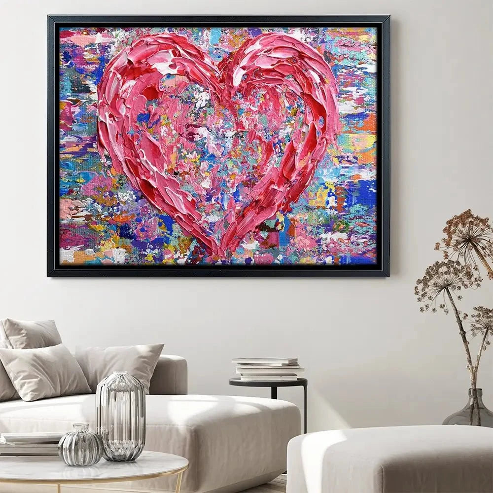 Heart Canvas Print Heart Canvas Print wall art product Olga Tkachyk