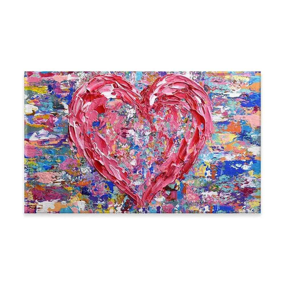 Heart Canvas Print Heart Canvas Print wall art product Olga Tkachyk