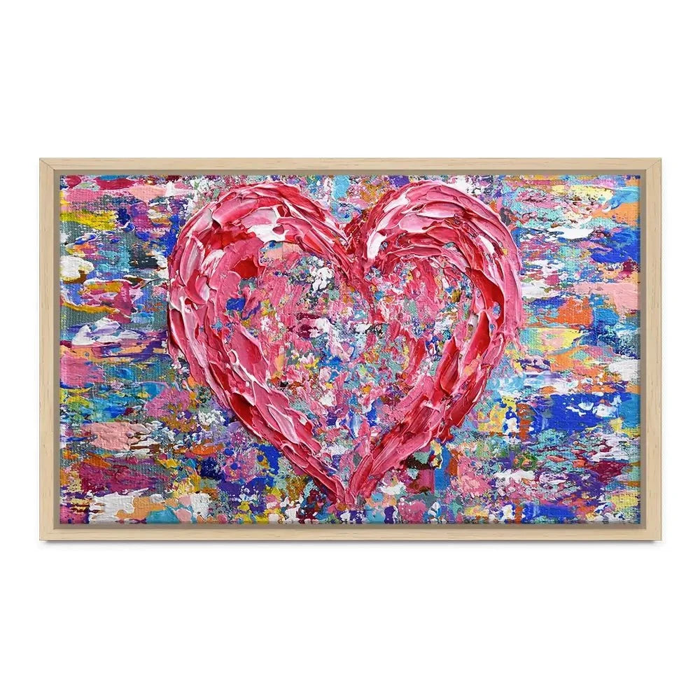 Heart Canvas Print Heart Canvas Print wall art product Olga Tkachyk