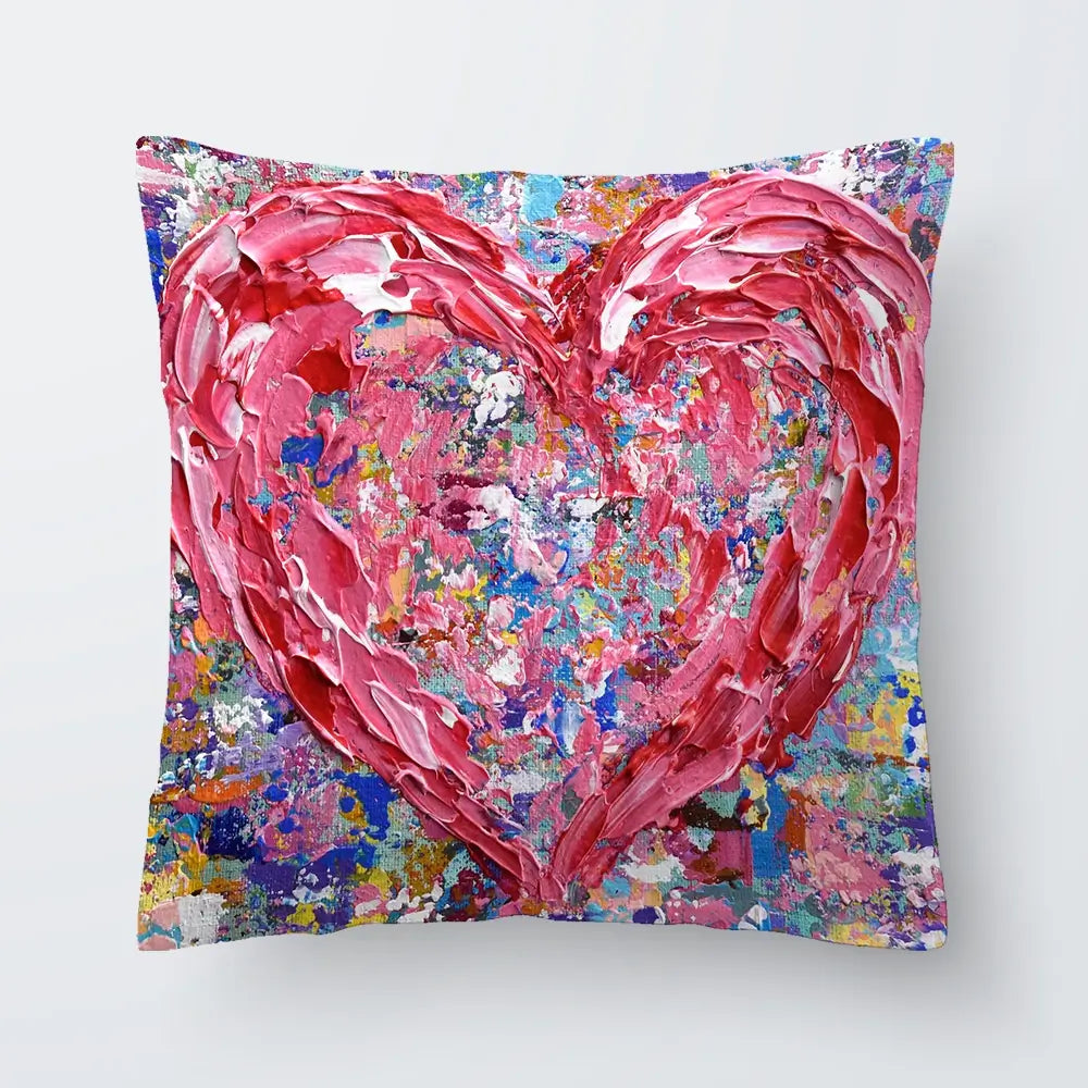 Heart Cushion Heart Cushion wall art product Olga Tkachyk