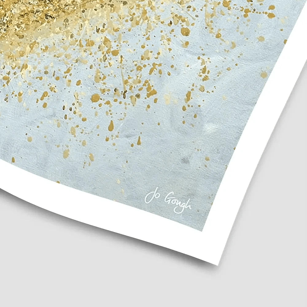 Heart Of Gold Art Print Heart Of Gold Art Print wall art product Jo Gough