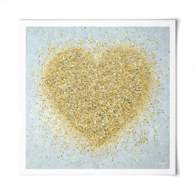 Heart Of Gold Art Print Heart Of Gold Art Print wall art product Jo Gough