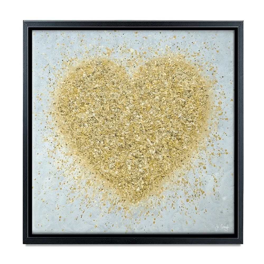Heart Of Gold Canvas Print Heart Of Gold Canvas Print wall art product Jo Gough
