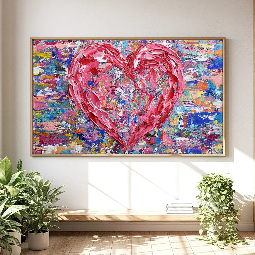 Heart Oversized Canvas Print Heart Oversized Canvas Print wall art product Art Print Shop