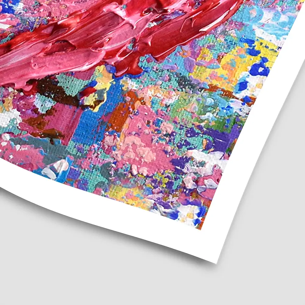 Heart Square Art Print Heart Square Art Print wall art product Olga Tkachyk