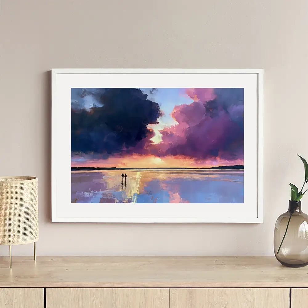 Heart To Heart Stroll Framed Art Print Heart To Heart Stroll Framed Art Print wall art product David Alexander Elder