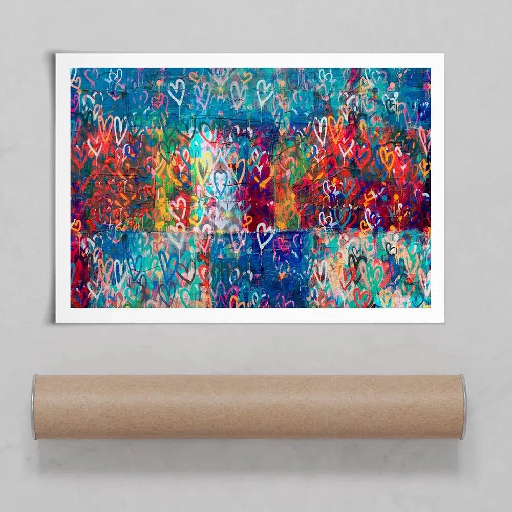 Hearts Everywhere Art Print Hearts Everywhere Art Print wall art product Svetlana Aleynikova