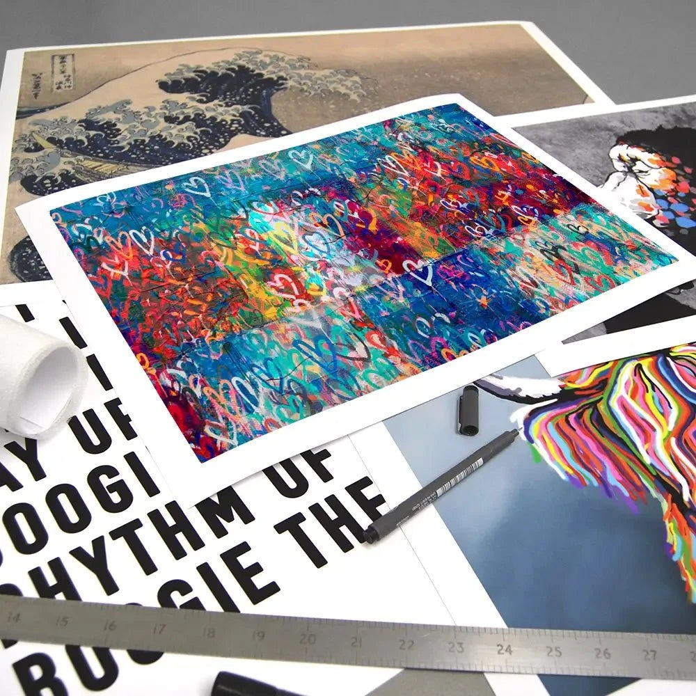 Hearts Everywhere Art Print Hearts Everywhere Art Print wall art product Svetlana Aleynikova