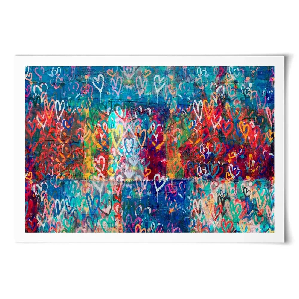 Hearts Everywhere Art Print Hearts Everywhere Art Print wall art product Svetlana Aleynikova