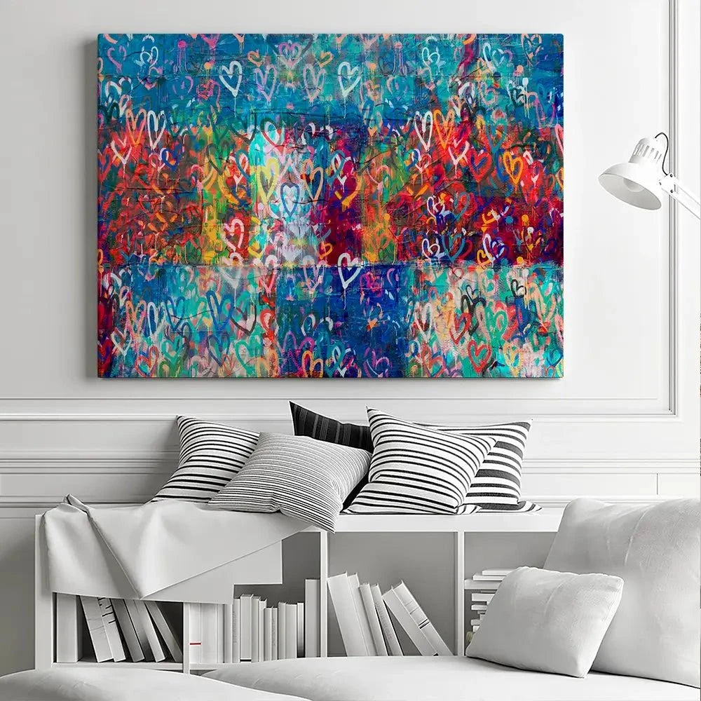 Hearts Everywhere Canvas Print Hearts Everywhere Canvas Print wall art product Svetlana Aleynikova