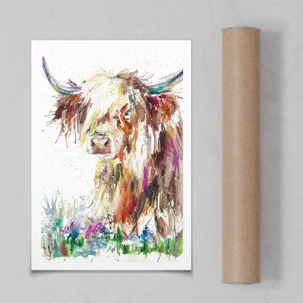 Heather Art Print Heather Art Print wall art product Nicola Jane Rowles