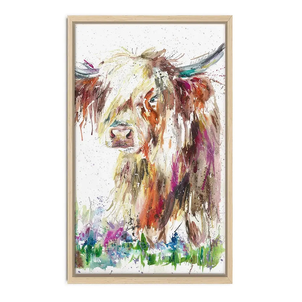 Heather Canvas Print Heather Canvas Print wall art product Nicola Jane Rowles