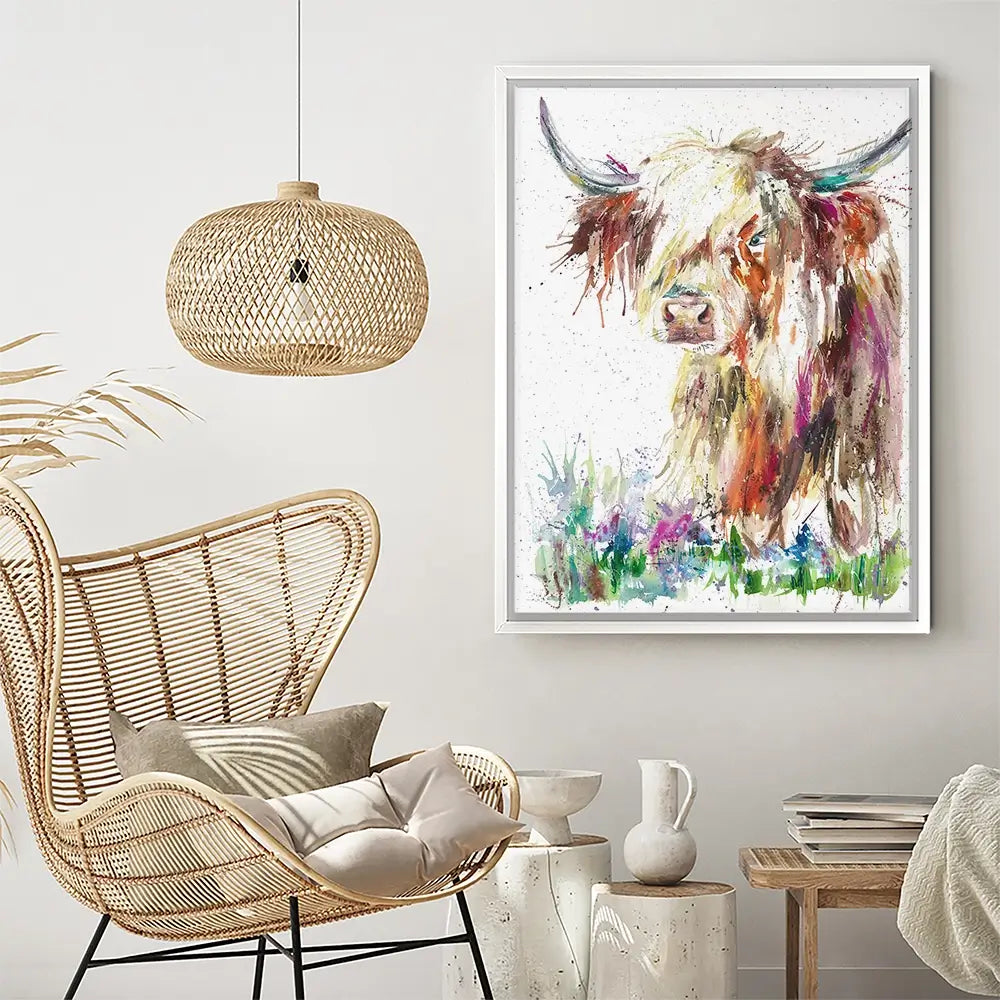 Heather Canvas Print Heather Canvas Print wall art product Nicola Jane Rowles