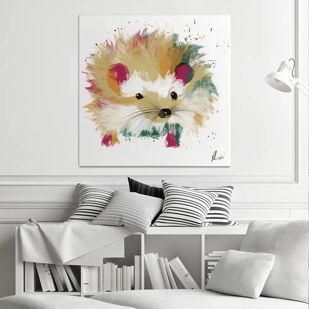 Hedgehog Canvas Print Hedgehog Canvas Print wall art product Aimee Linzi