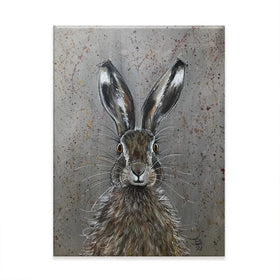 Henry The Hare Canvas Print Henry The Hare Canvas Print wall art product Jane Brookshaw