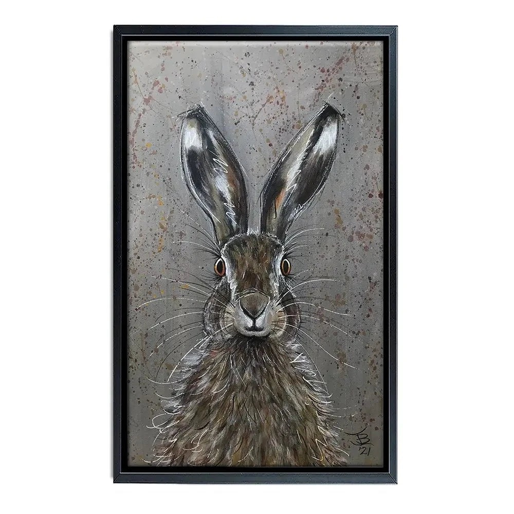 Henry The Hare Canvas Print Henry The Hare Canvas Print wall art product Jane Brookshaw