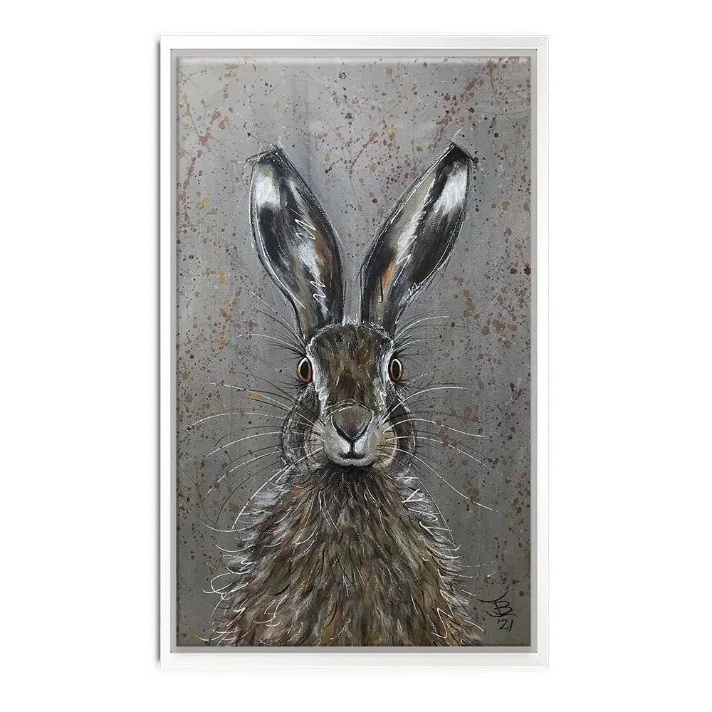 Henry The Hare Canvas Print Henry The Hare Canvas Print wall art product Jane Brookshaw