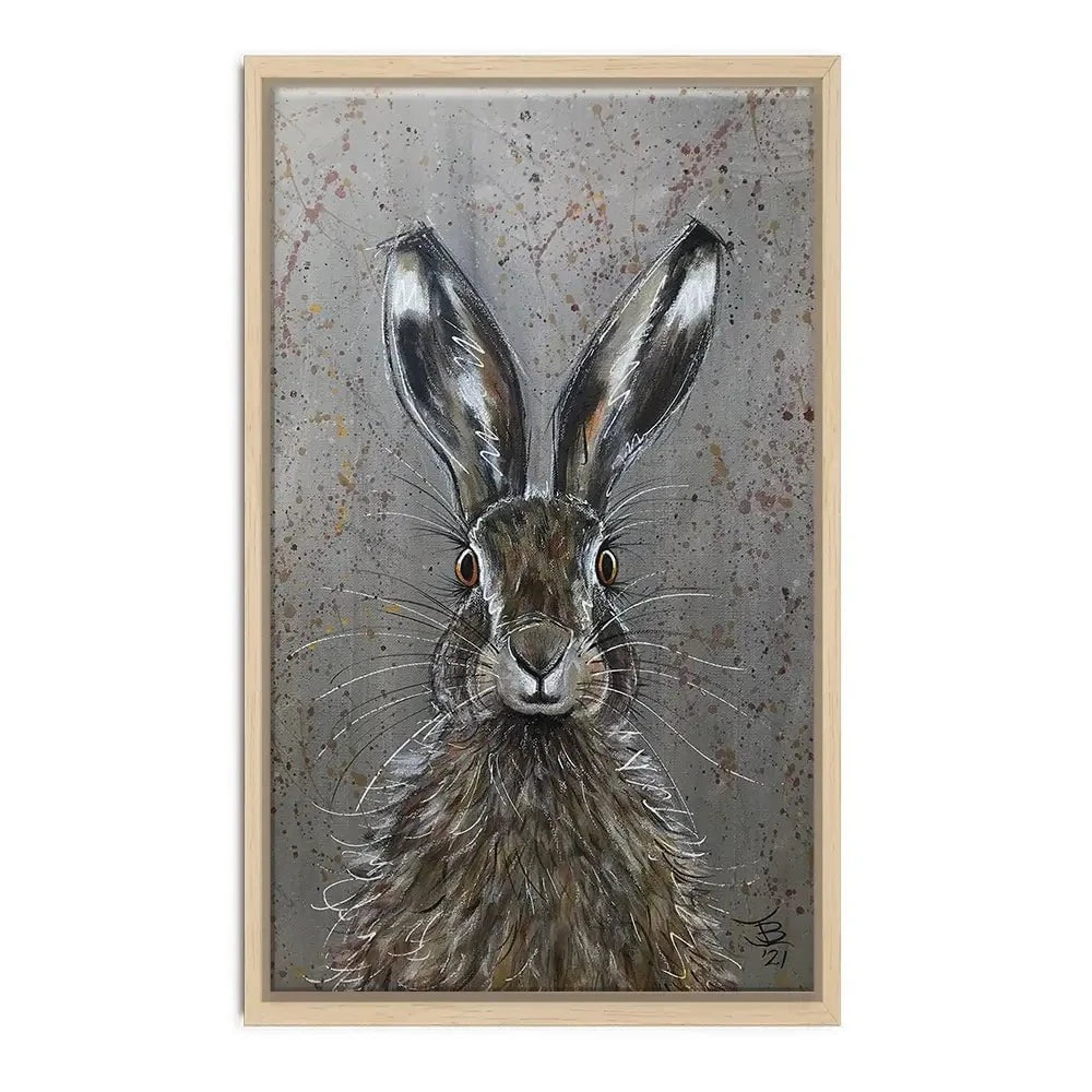 Henry The Hare Canvas Print Henry The Hare Canvas Print wall art product Jane Brookshaw
