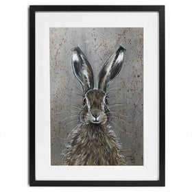 Henry The Hare Framed Art Print Henry The Hare Framed Art Print wall art product Jane Brookshaw