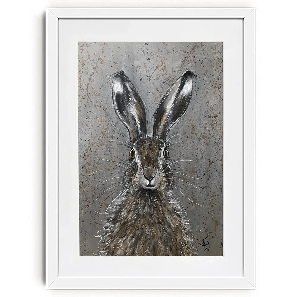 Henry The Hare Framed Art Print Henry The Hare Framed Art Print wall art product Jane Brookshaw