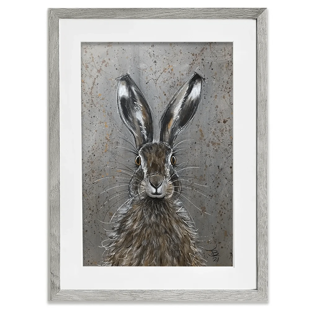 Henry The Hare Framed Art Print Henry The Hare Framed Art Print wall art product Jane Brookshaw