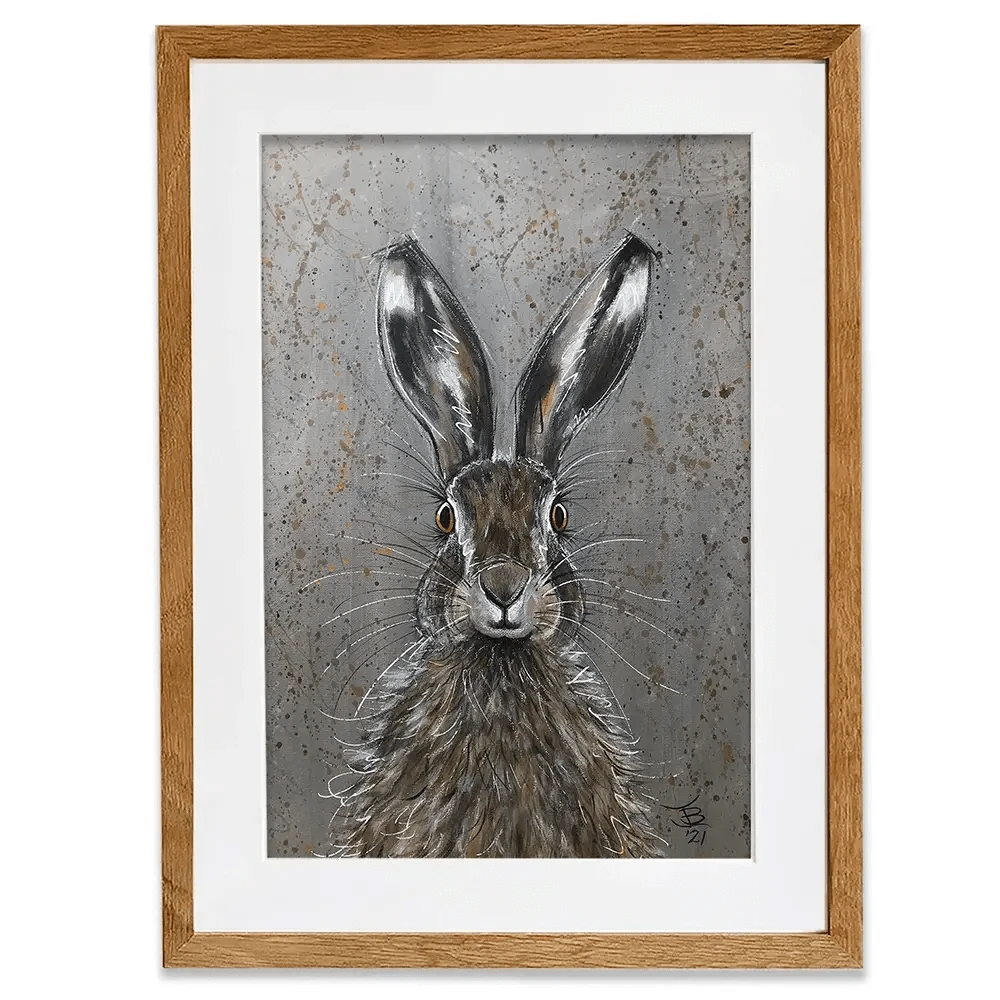Henry The Hare Framed Art Print Henry The Hare Framed Art Print wall art product Jane Brookshaw