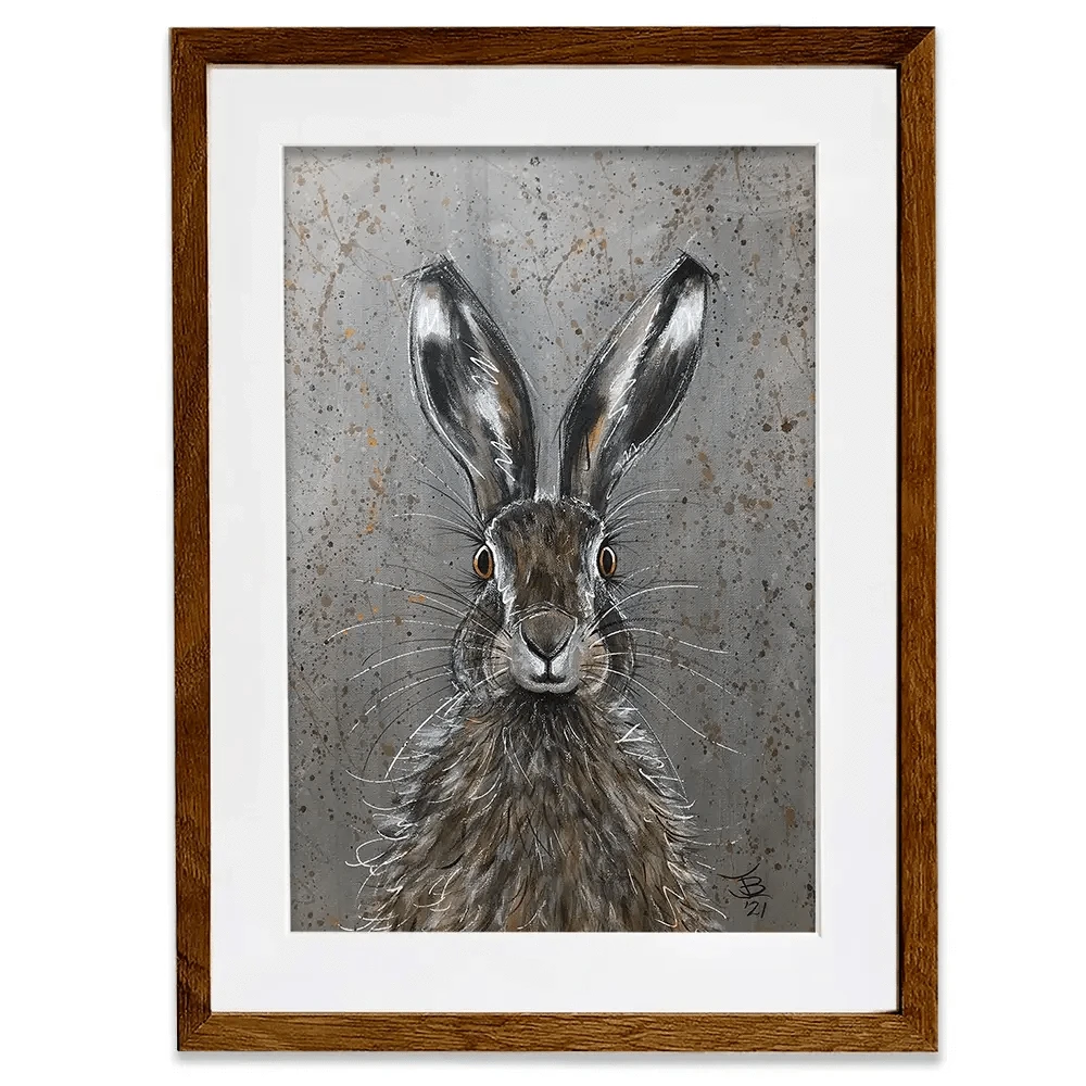 Henry The Hare Framed Art Print Henry The Hare Framed Art Print wall art product Jane Brookshaw
