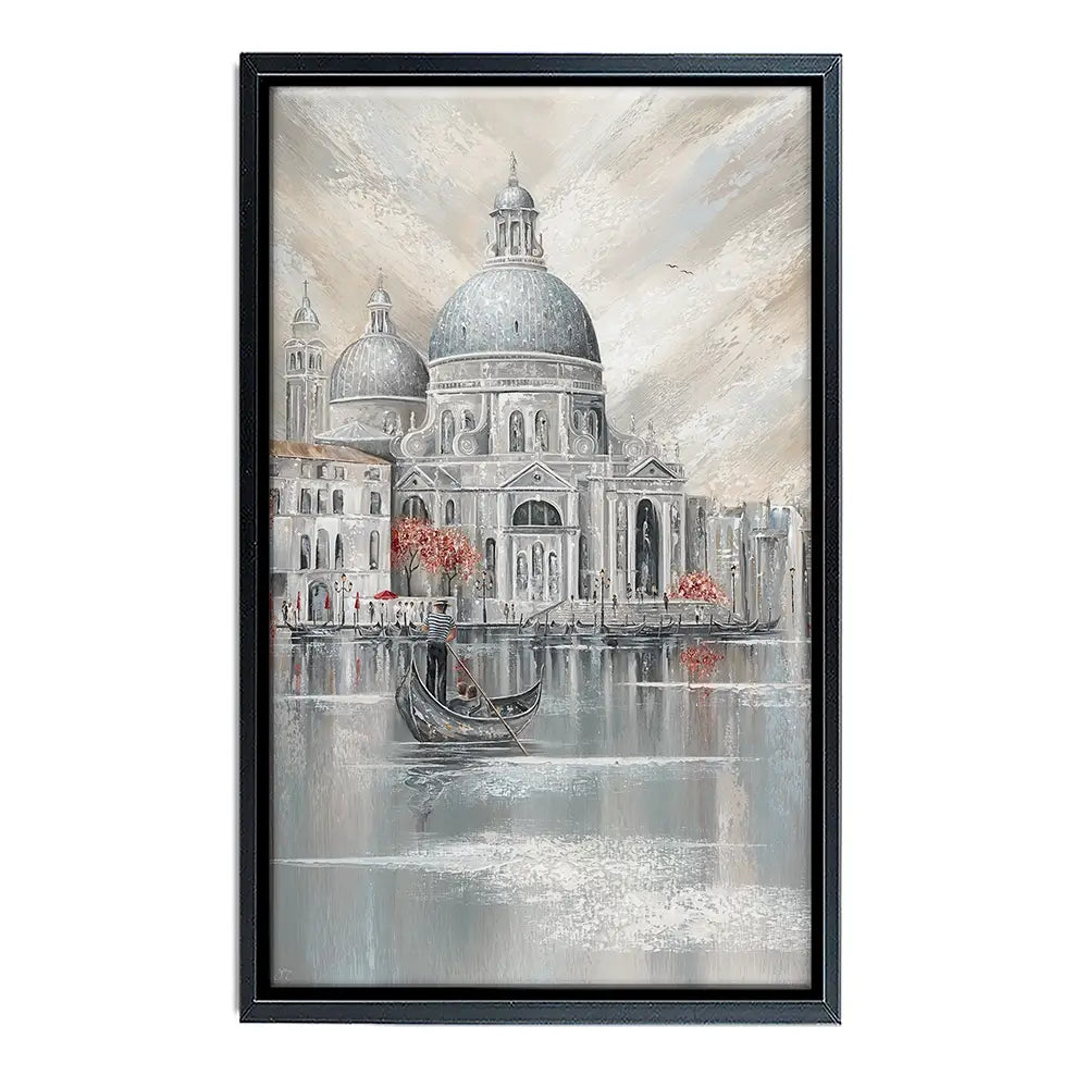 Her City His Heart Canvas Print Her City His Heart Canvas Print wall art product Isabella Karolewicz
